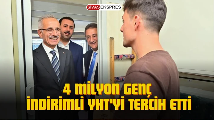 4 Milyon Genç İndirimli YHT'yi Tercih Etti