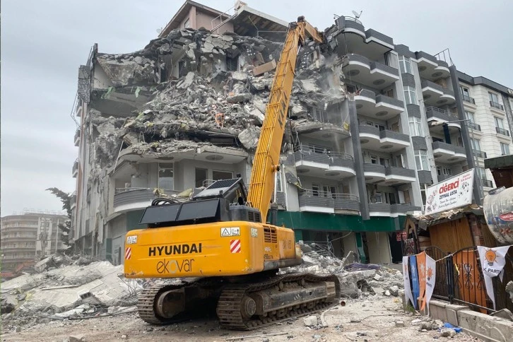 Adıyaman'da Enkaz Kaldırma Tamamlandı