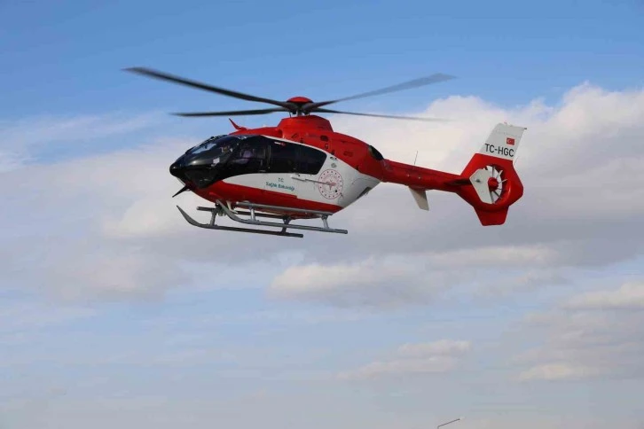 Ambulans Helikopter Bugün Sivas'a İniyor