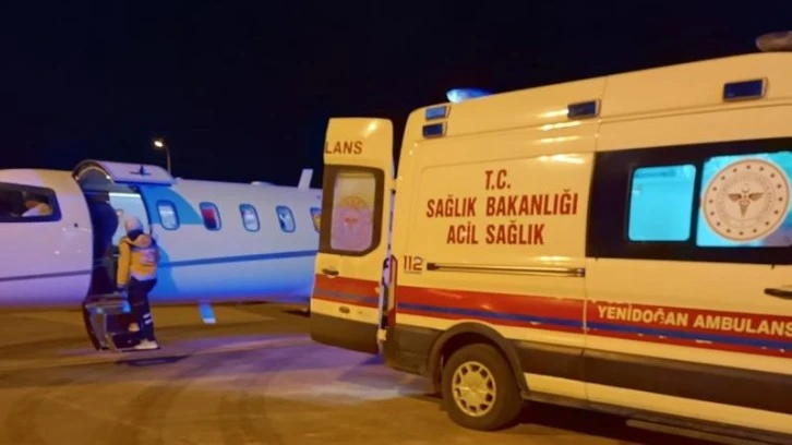 Ambulans Helikopter Emine Bebek İçin Havalandı