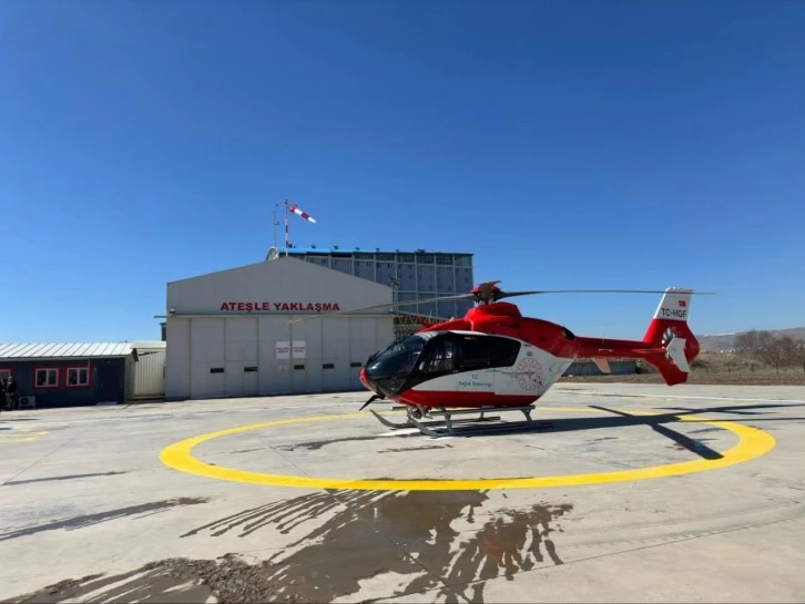 Ambulans Helikopter Yeniden Sivas'ta Hizmete Girdi