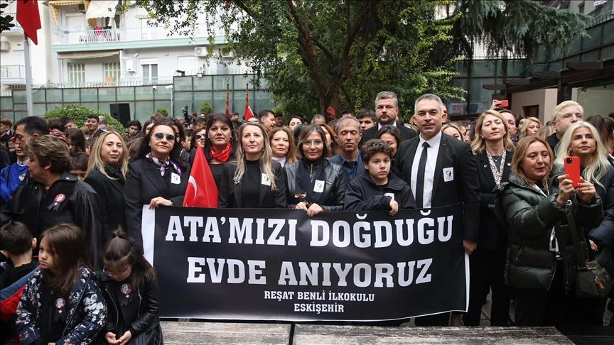 Atatürk Doğduğu Evde Anıldı