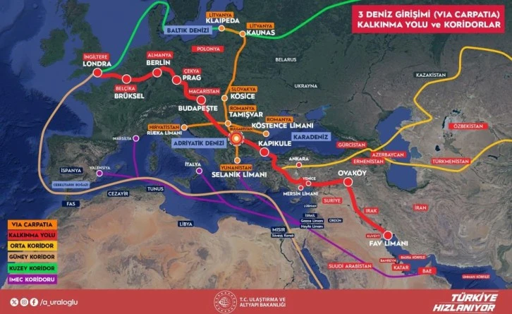 Bakan Uraloğlu: “Ortadoğu'daki Ticaret Yolları Bütün Avrupa'ya Bağlanacak”