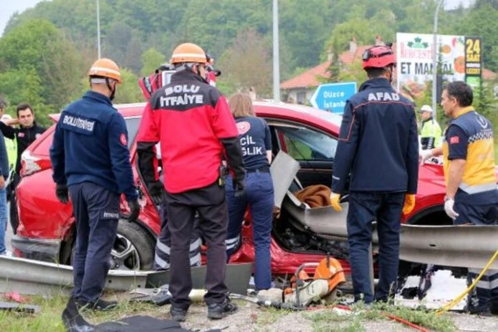 Bolu'da Feci Kaza