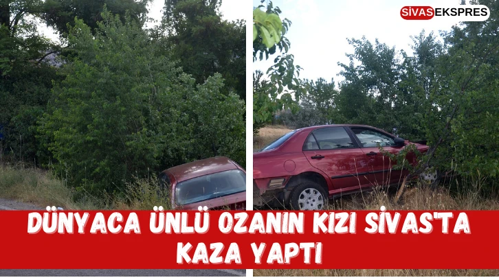 Dünyaca Ünlü Ozanın Kızı Sivas'ta Kaza Yaptı