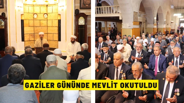 Gaziler Gününde Mevlit Okutuldu