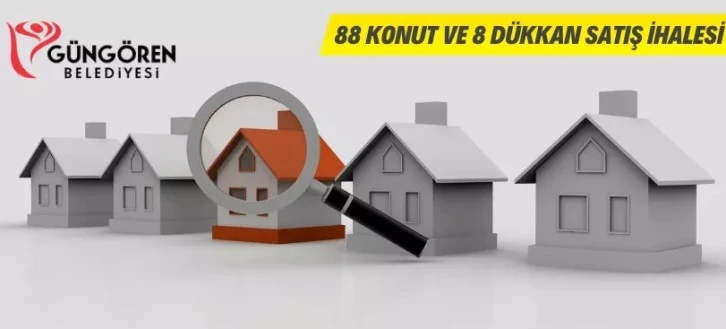 Güngören Belediyesinden konut ve dükkan satış ihalesi