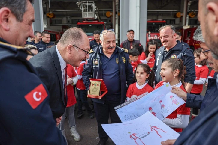 İtfaiye Ekiplerine Teşekkür Ziyareti