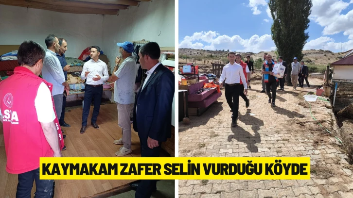 Kaymakam Zafer Selin Vurduğu Köyde