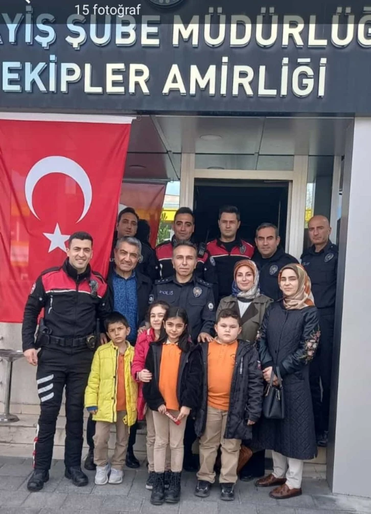 Minik Öğrencilerden Polislere Ziyaret