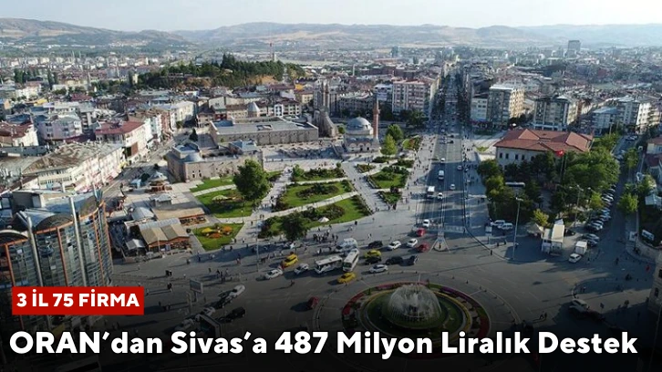 ORAN’dan Sivas’a 487 Milyon Liralık Destek