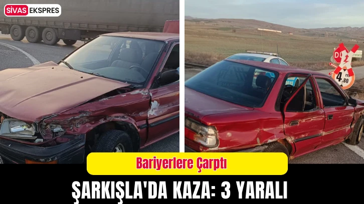 Şarkışla'da Kaza: 3 Yaralı