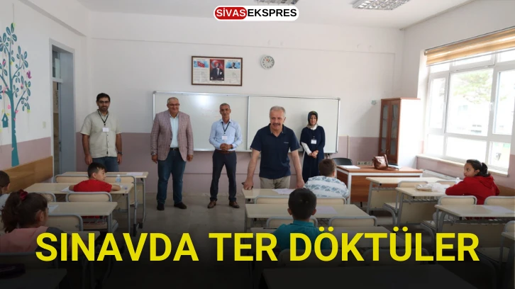 Sınavda Ter Döktüler