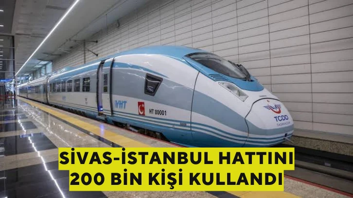 Sivas-İstanbul Hattını 200 Bin Kişi Kullandı