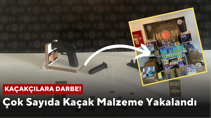 Sivas Polisinden Kaçakçılara Darbe!