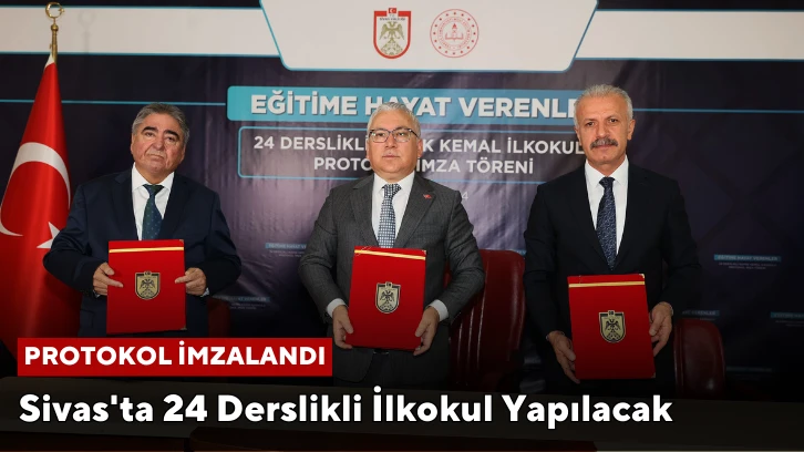 Sivas'ta 24 Derslikli İlkokul Yapılacak