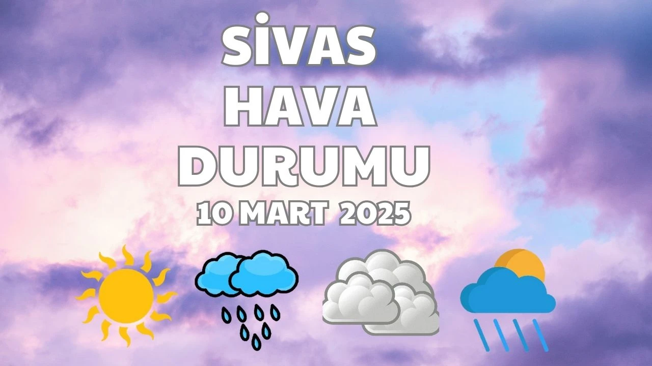 Sivas'ta Bugün Hava Nasıl Olacak? - 10 Mart 2025