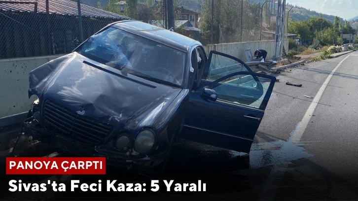 Sivas'ta Feci Kaza: 5 Yaralı