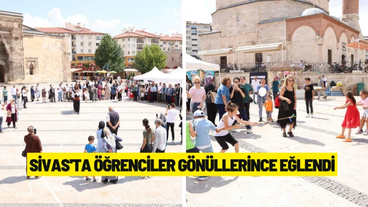 Sivas'ta Öğrenciler Gönüllerince Eğlendi