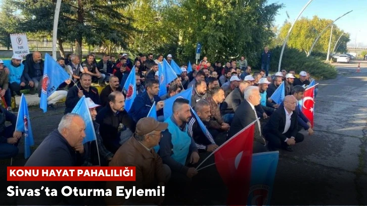 Sivas’ta Oturma Eylemi!