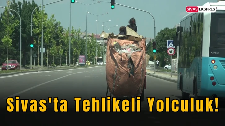 Sivas'ta Tehlikeli Yolculuk!