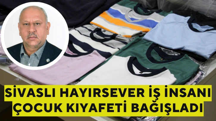 Sivaslı Hayırsever İş İnsanı Çocuk Kıyafeti Bağışladı