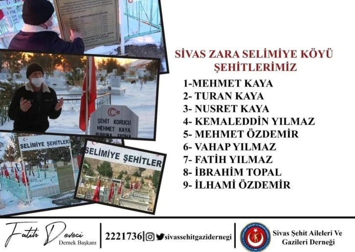 Sivaslı Şehitlerin Acısı Hala Taze