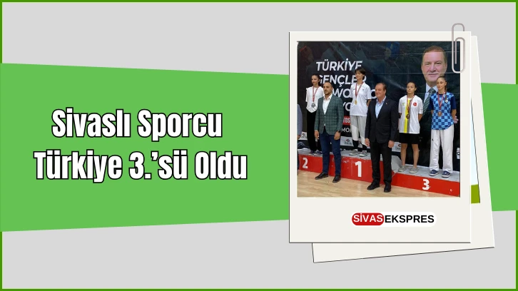 Sivaslı Sporcu Türkiye 3.’sü Oldu