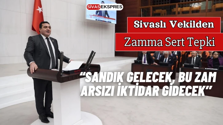 Sivaslı Vekilden Zamma Sert Tepki