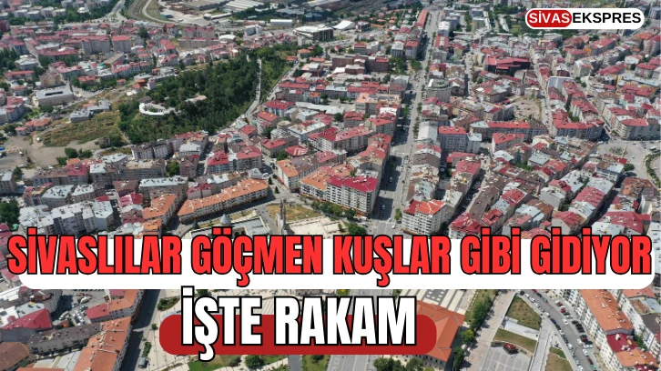 Sivaslılar Göçmen Kuşlar Gibi Gidiyor, İşte Rakam