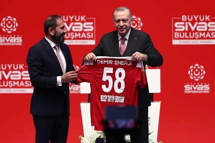 Sivasspor’dan Erdoğan’a Tebrik