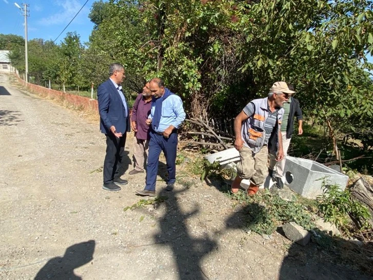 Suşehri'nde Altyapı Çalışmaları Sürüyor