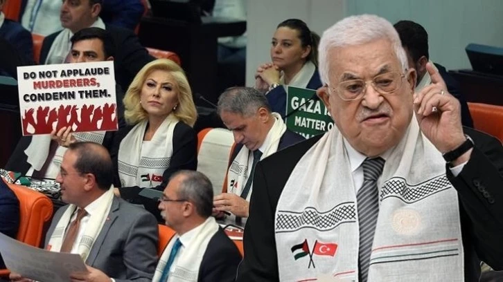 TBMM'de tarihi oturum! Mahmud Abbas, İsrail'e meydan okudu