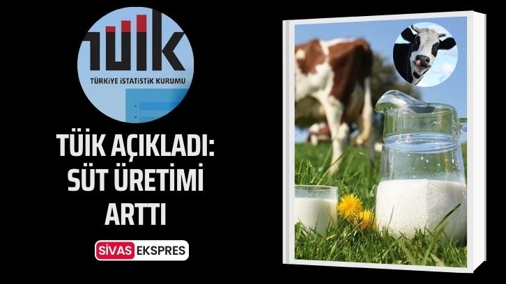 Tüik Açıkladı: Süt Üretimi Arttı