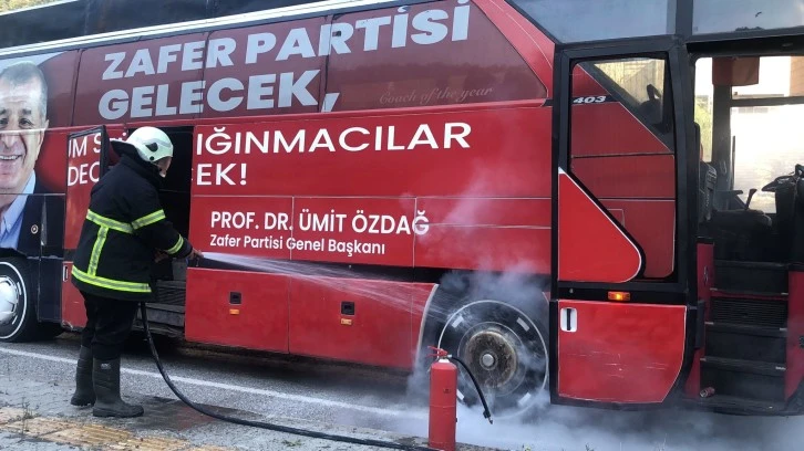 Ümit Özdağ'a Yangın Şoku