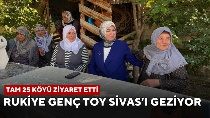 Vekil Toy Sivas'ı Geziyor!