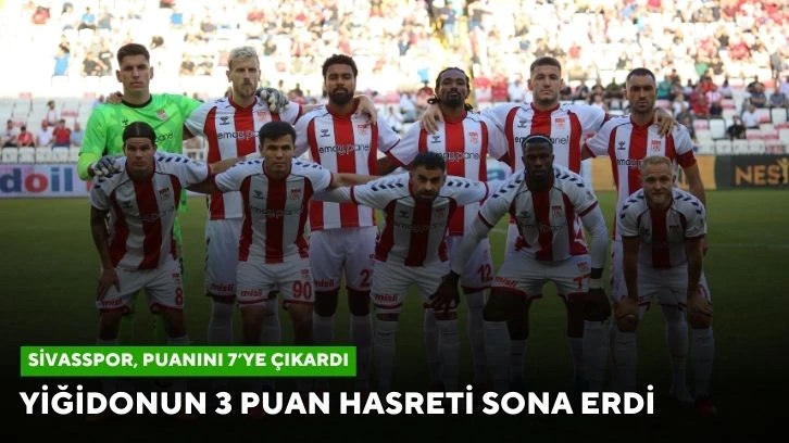 Yiğidonun 3 Puan Hasreti Sona Erdi