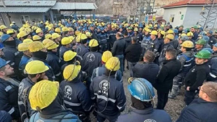 Yüzlerce madenci kendini yerin altına kapattı!