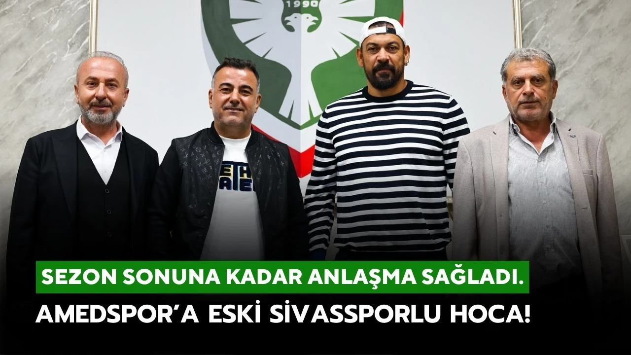 Amedspor’a Eski Sivassporlu Hoca!