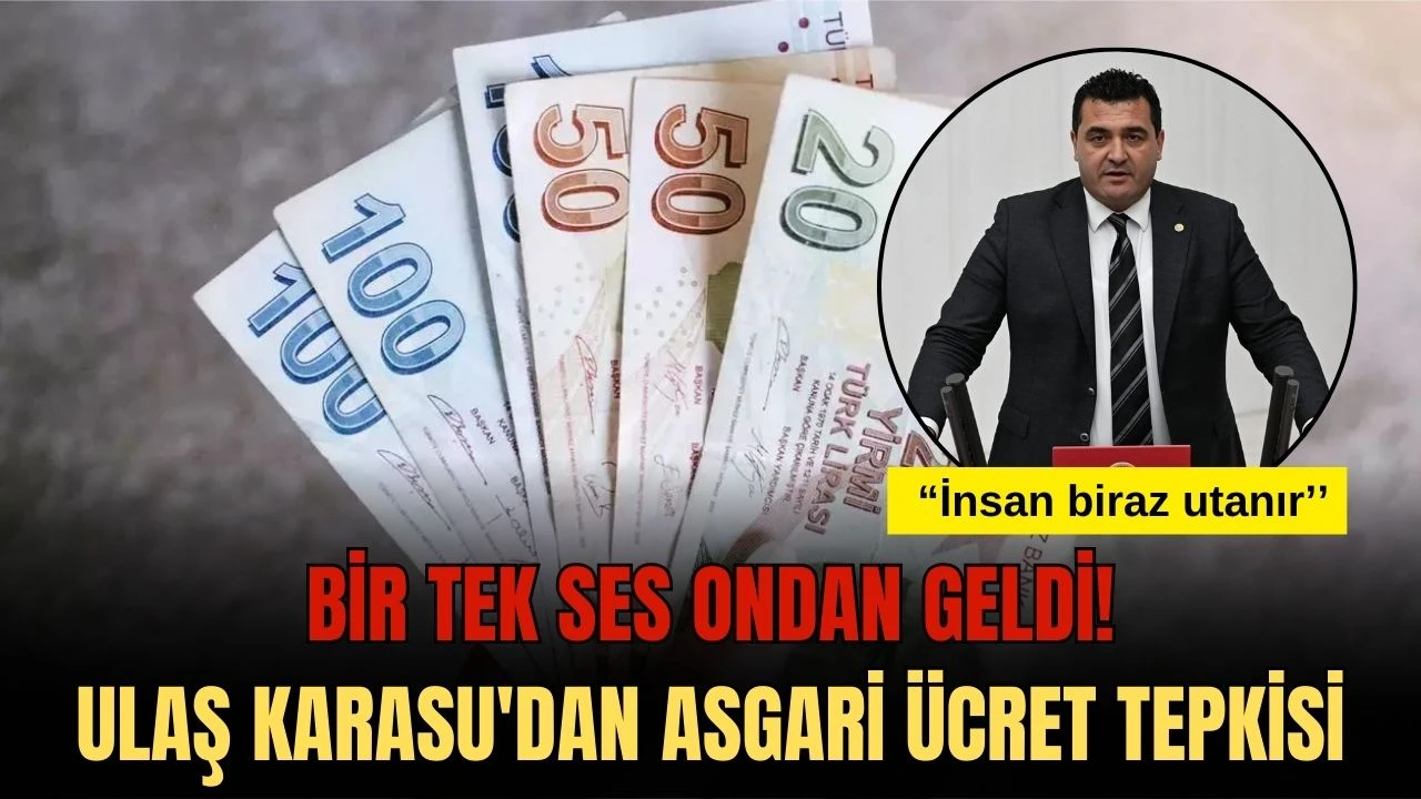 Bir Tek Ses Ondan Geldi, Ulaş Karasu'dan Asgari Ücret Tepkisi