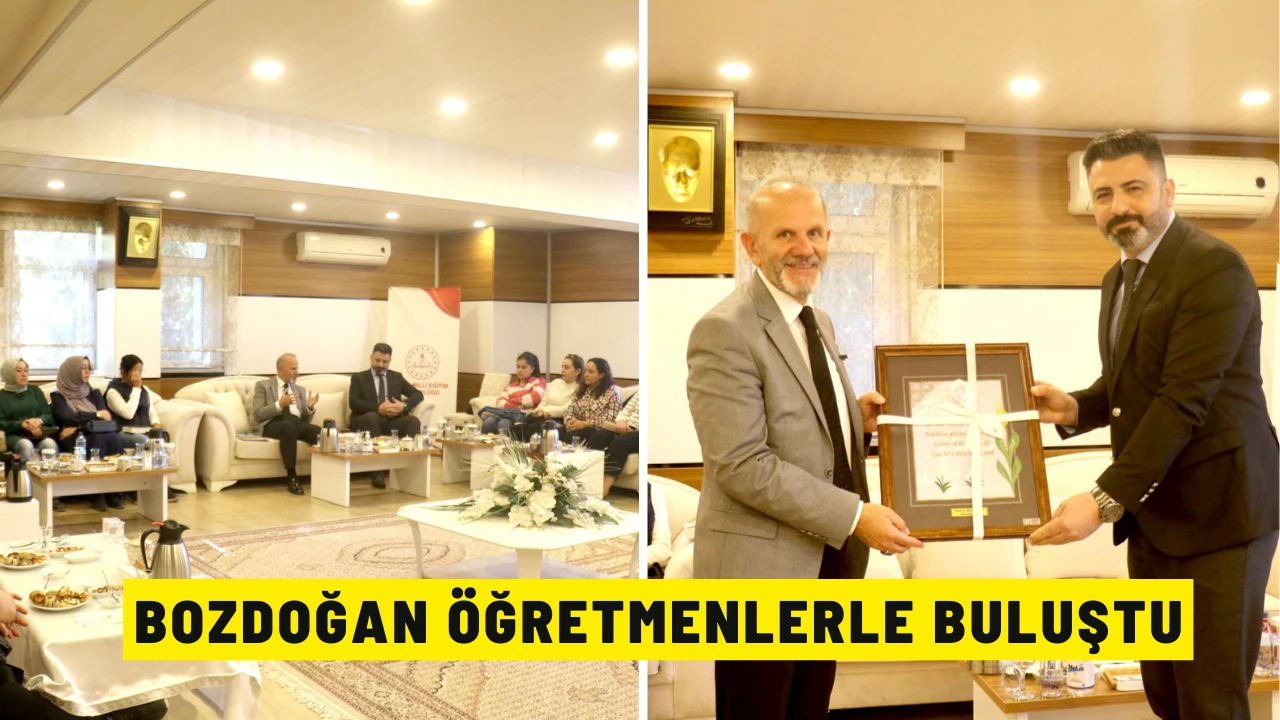 Bozdoğan Öğretmenlerle Buluştu