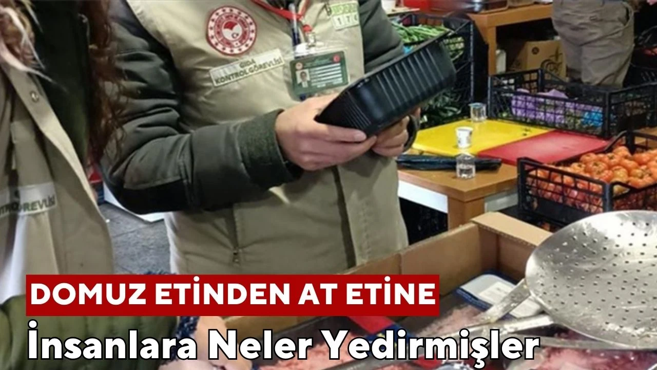 Domuz Etinden At Etine! İnsanlara Neler Yedirmişler 