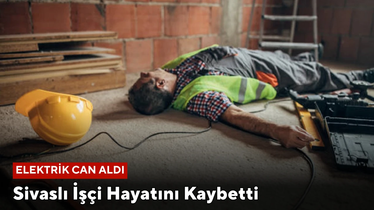 Elektrik Can Aldı! Sivaslı İşçi Hayatını Kaybetti