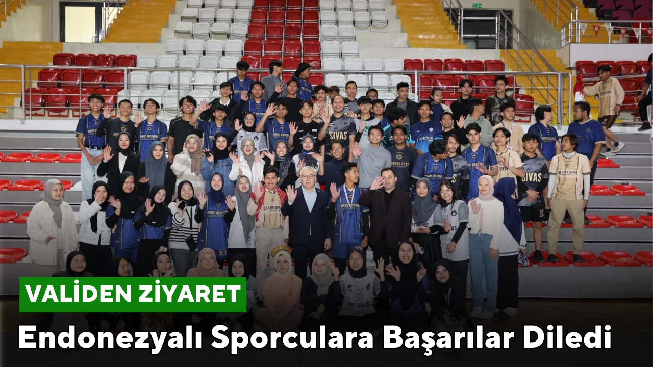 Endonezyalı Sporculara Başarılar Diledi