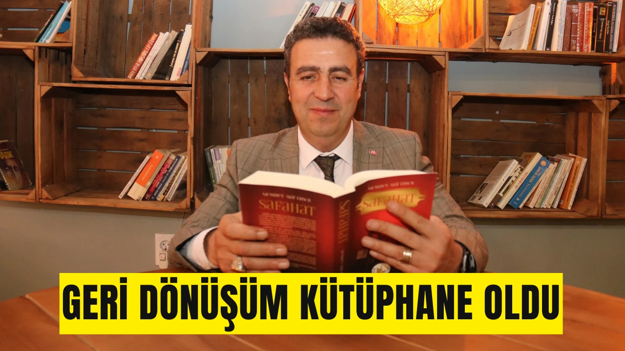 Geri Dönüşüm Kütüphane Oldu