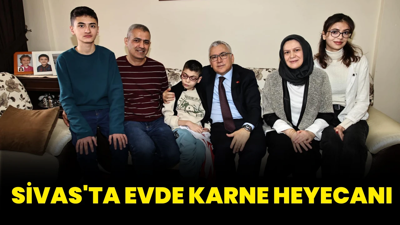  Sivas'ta Evde Karne Heyecanı