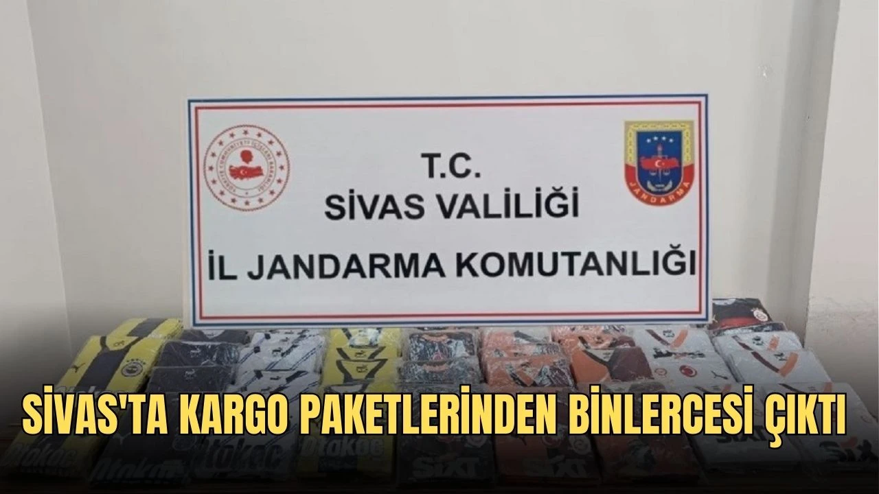 Sivas'ta Kargo Paketlerinden Binlercesi Çıktı 