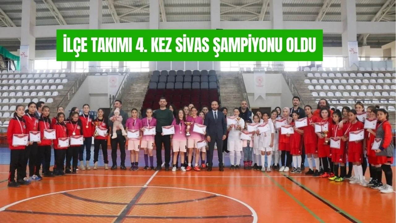 İlçe Takımı 4. Kez Sivas Şampiyonu Oldu