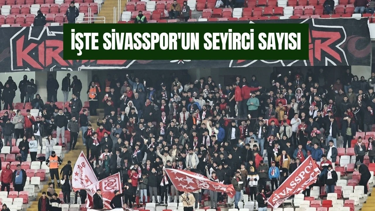 İşte Sivasspor'un Seyirci Sayısı