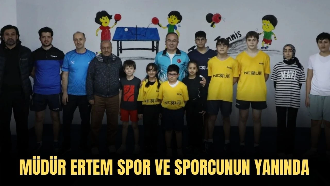 Müdür Ertem Spor Ve Sporcunun Yanında